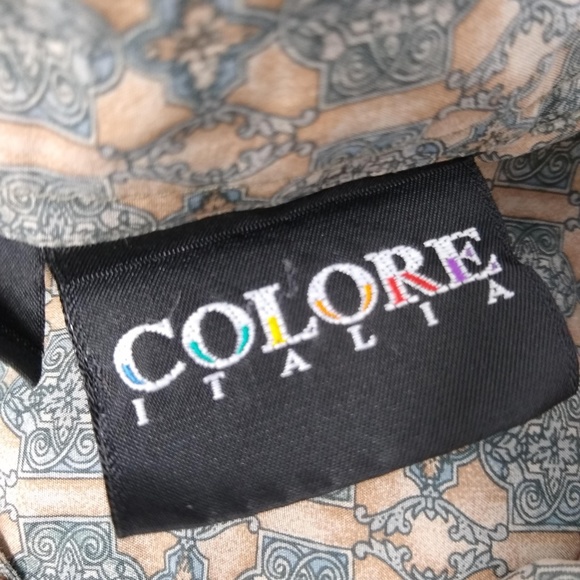 Colore Italia | Silk Button Down Patterned Shirt - Picture 3 of 8